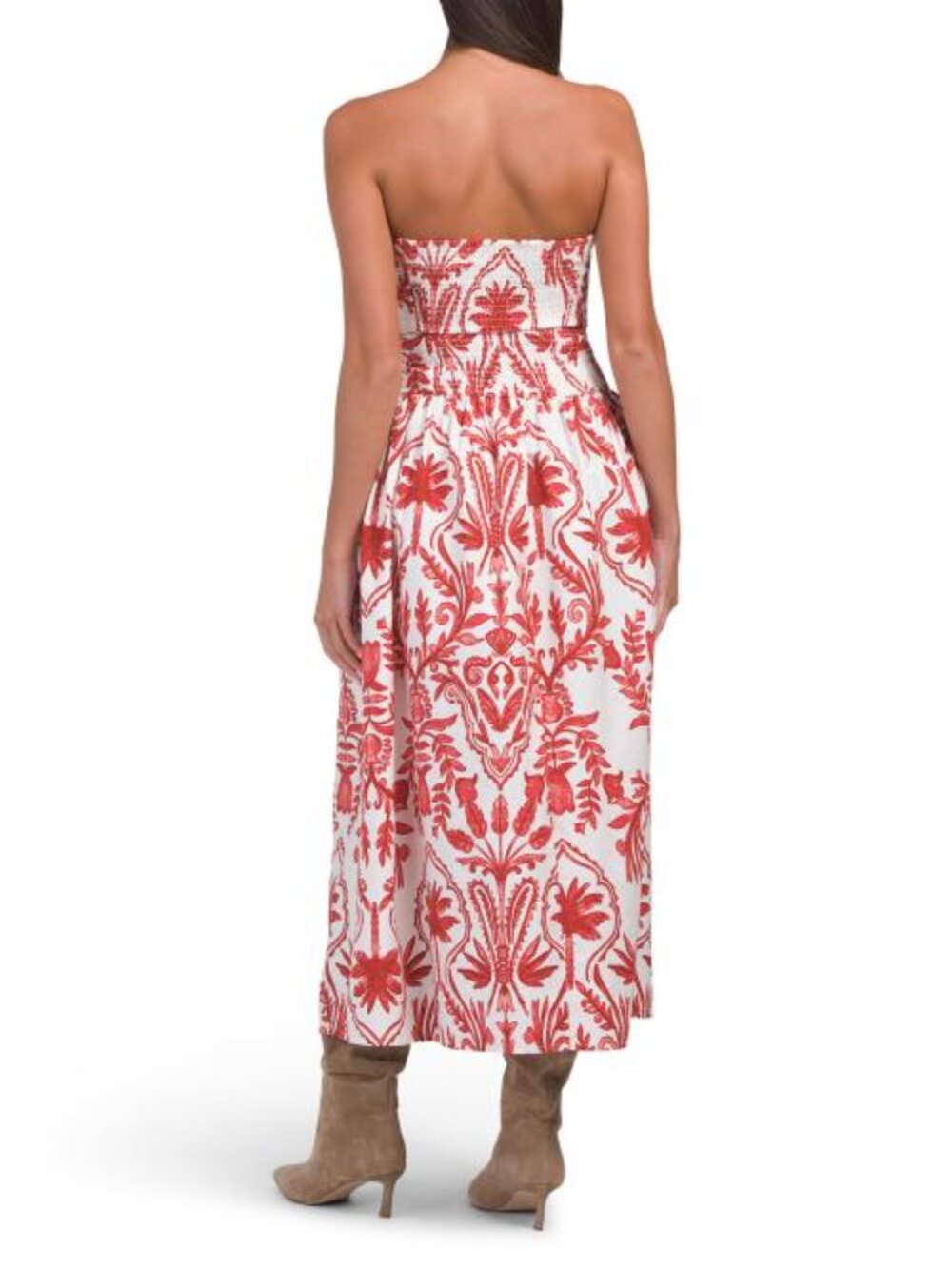 BAND OF THE FREE Strapless Print Dress - Picture 2 of 5
